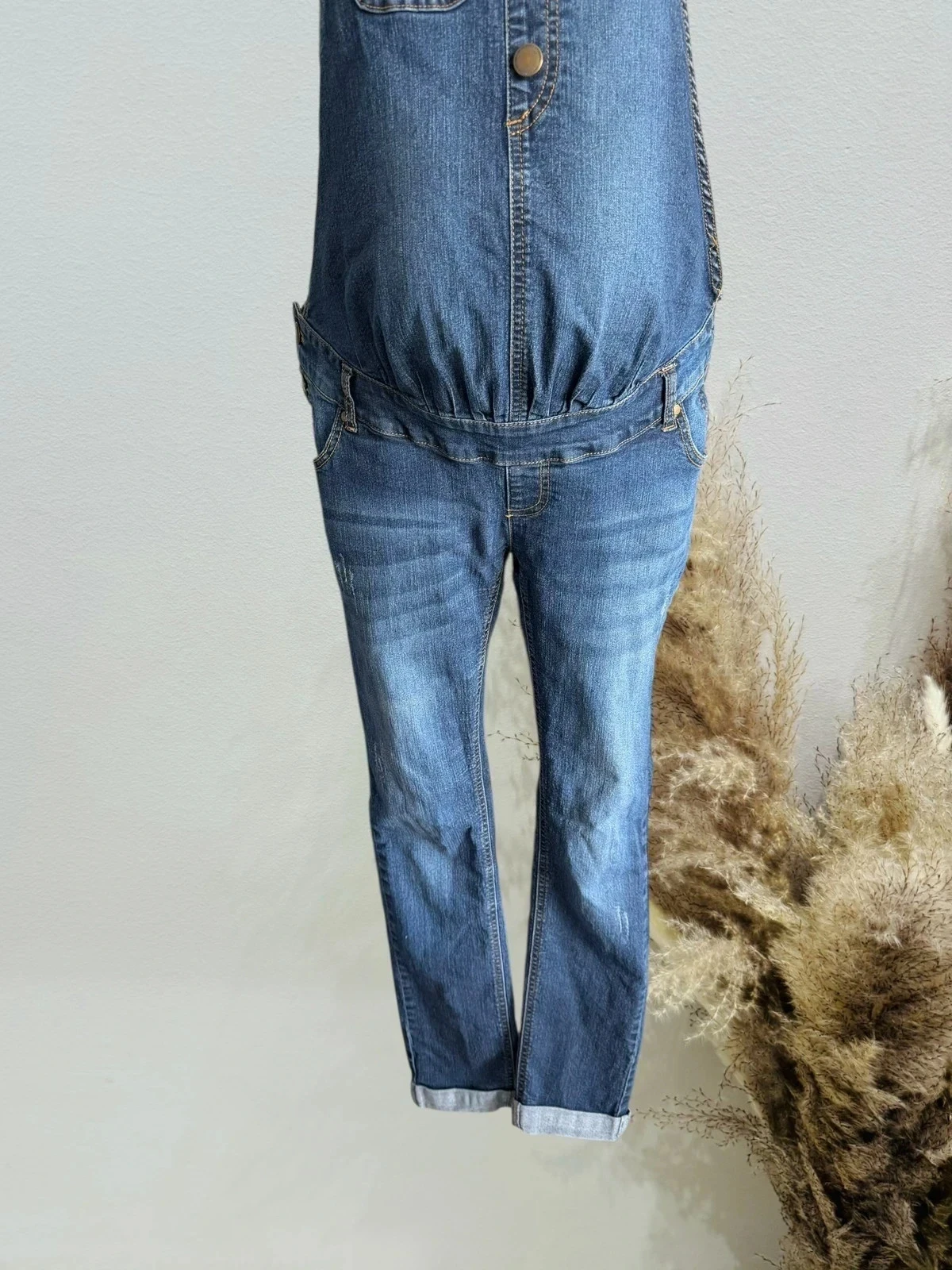Zwangerschapsoverall T40/L blauwe jeans Kiabi – photo 3
